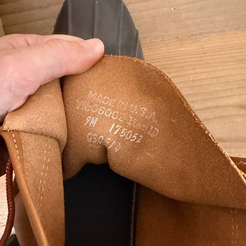 LL Bean Boots 8" Mens 9 M Duck Boots Tan Brown Waterproof Made in USA 175052 - Picture 3 of 14